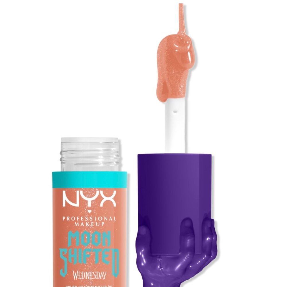 3 Piece Set - NYX Cosmetics Limited Edition Wednesday Color Adjusting Lip Oil - Picture 6 of 7